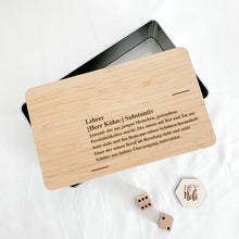 Lade das Bild in den Galerie-Viewer, Geschenkbox Erzieher/in oder Lehrer/in