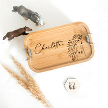 Lade das Bild in den Galerie-Viewer, Lunchbox XL Pferdeliebe