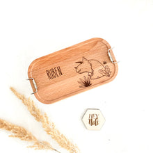 Lade das Bild in den Galerie-Viewer, Lunchbox Buche Dino M