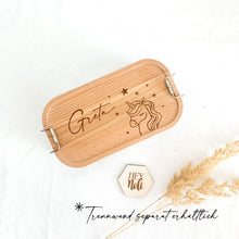 Lade das Bild in den Galerie-Viewer, Lunchbox Buche Einhorn M