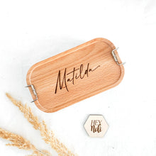 Lade das Bild in den Galerie-Viewer, Lunchbox Buche HEY! Klassik