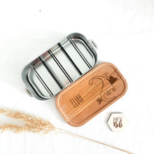 Lade das Bild in den Galerie-Viewer, Lunchbox Buche Dino M