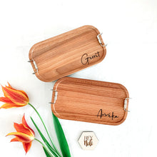 Lade das Bild in den Galerie-Viewer, Lunchbox Buche HEY! Klassik Font Mini