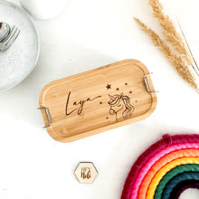Lade das Bild in den Galerie-Viewer, Lunchbox M Einhorn