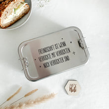 Lade das Bild in den Galerie-Viewer, Lunchbox Edelstahl Pur XL / Wunschtext *NEU*