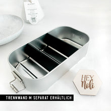 Lade das Bild in den Galerie-Viewer, Lunchbox Edelstahl XL / Liniendesign