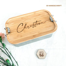 Lade das Bild in den Galerie-Viewer, Lunchbox XL Bambus Klassik