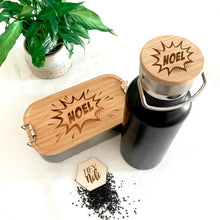 Lade das Bild in den Galerie-Viewer, Isolierflasche HEY! 350 & 500ml, LUNCHBOX Design