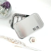 Lade das Bild in den Galerie-Viewer, Lunchbox Edelstahl XL Pur / Klassik Font Mini